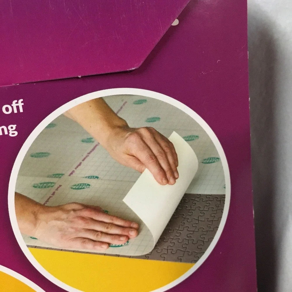 Puzzle Presto! Peel & Stick Puzzle Saver 6 Adhesive Sheets & 2 Adhesive Hangers